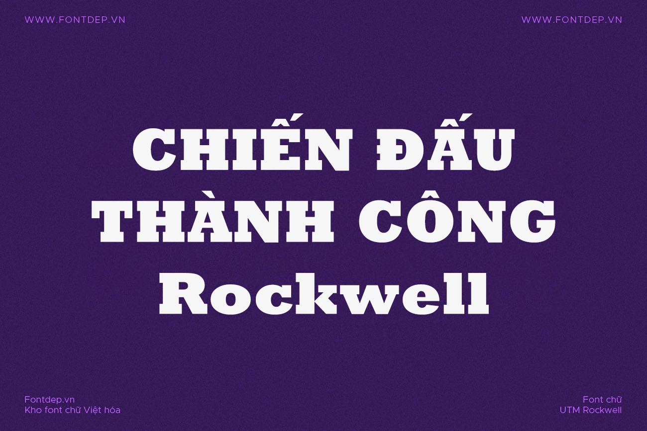  Ph&ocirc;ng Chữ Miễn Ph&iacute; - UTM Rockwell Việt H&oacute;a Mạnh Mẽ Cho Thể Thao